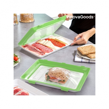Vakumo padėklai maisto laikymui "InnovaGoods", 2 vnt