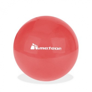 Pripučiamas guminis reabilitacijos kamuolys "Meteor", Ø 20 cm (raudonas)