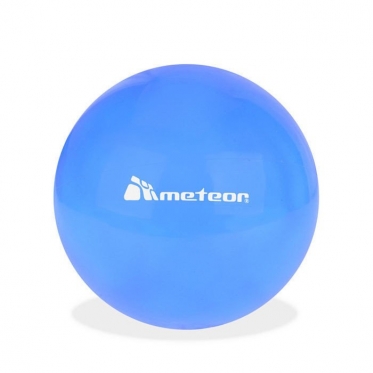 Pripučiamas guminis reabilitacijos kamuolys "Meteor", Ø 20 cm (mėlynas)
