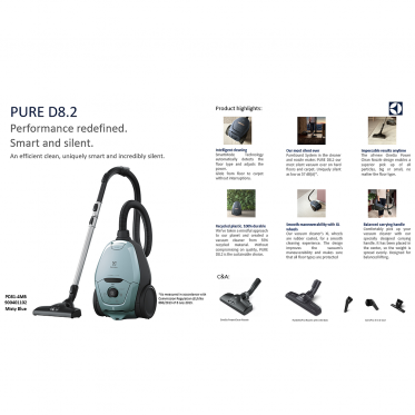 Dulkių siurblys "Electrolux PD82-4MB"