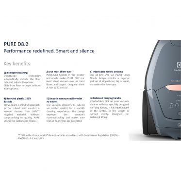Dulkių siurblys "Electrolux PD82-4MB"