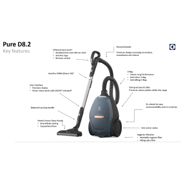 Dulkių siurblys "Electrolux PD82-4MB"