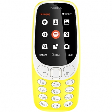 Mobilusis telefonas Nokia 3310 Dual yellow ENG/RUS