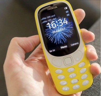 Mobilusis telefonas Nokia 3310 Dual yellow ENG/RUS