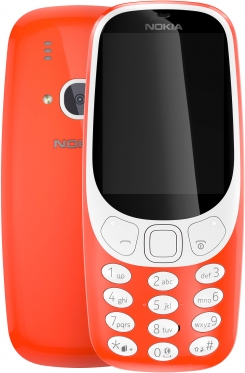 Mobilusis telefonas Nokia 3310 Dual Sim red ENG/RUS