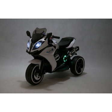 Elektrinis vaikiškas triratis motociklas "Speed 1300ST" (baltas)