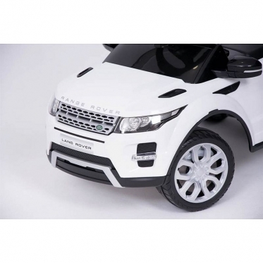 Mašinėlė - paspirtukas "Land Rover" (baltas)