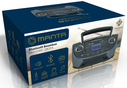 Radijo imtuvas Manta MM9208BT DROP II
