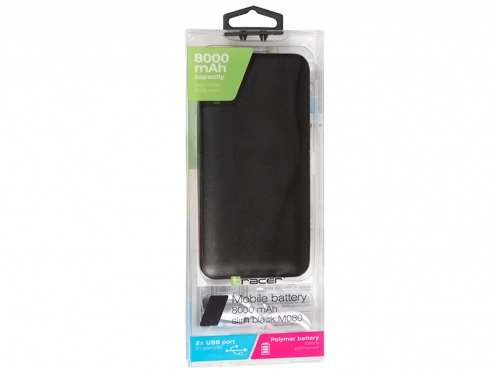 Išorinė baterija Tracer Mobile Battery 8000mAh Slim black 46439