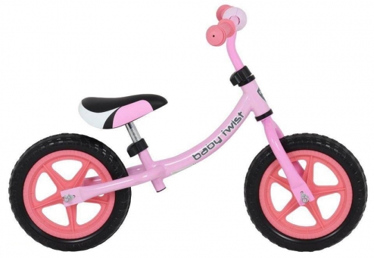 Balansinis dviratis "Baby Mix 12", Ø 30 cm (rožinis)