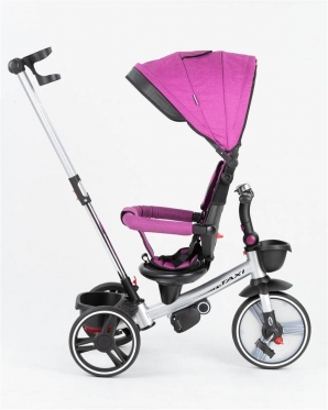 Daugiafunkcinis triratis vežimėlis "Alexis Taxi" (rožinis)