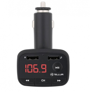 Automobilio FM moduliatorius Tellur FMT-B1 black