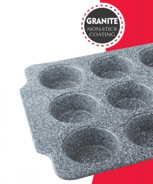 Keksiukų kepimo forma granito danga "King Hoff", 35 x 26,5 x 3 cm