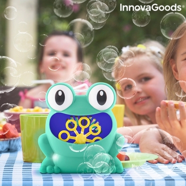 "InnovaGoods" automatinis prietaisas pučiantis muilo burbulus Varlytė, 40 ml