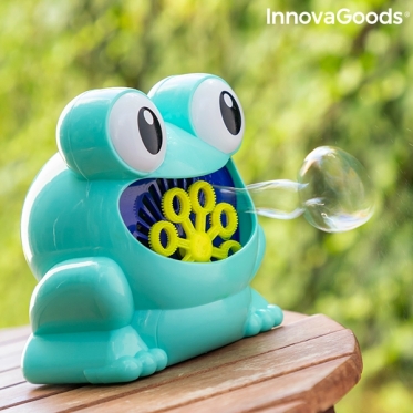 "InnovaGoods" automatinis prietaisas pučiantis muilo burbulus Varlytė, 40 ml