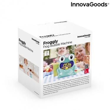 "InnovaGoods" automatinis prietaisas pučiantis muilo burbulus Varlytė, 40 ml