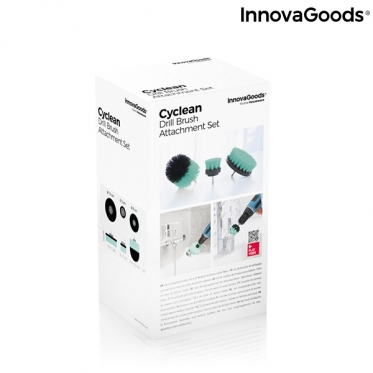 Grąžto šepečių rinkinys "InnovaGoods", 3 vnt