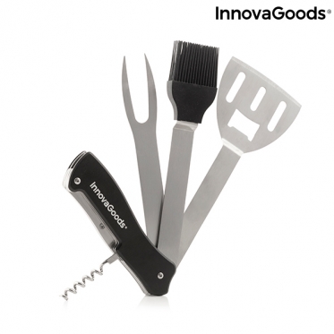 Penki viename grilio įrankių rinkinys "InnovaGoods"