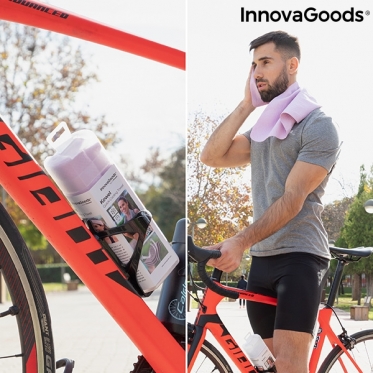 Šaldantis rankšluostis sportuojantiems "InnovaGoods", 66 x 43 cm (rožinis)