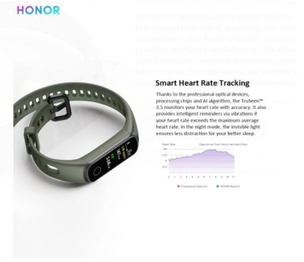 Išmanusis laikrodis Huawei Honor Band 5i black (ADS-B19)