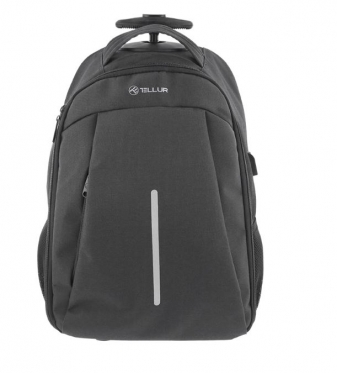 Kompiuterio kuprinė Tellur 15.6 Trolley Rolly, USB port, black