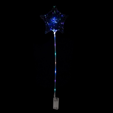 LED balionas "Žvaigždutė", 37 x 44 x 90 cm