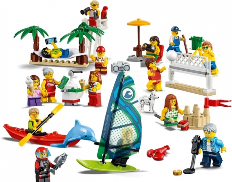 Konstruktorius Lego City 60153 People pack – Fun at the beach
