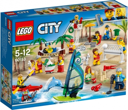 Konstruktorius Lego City 60153 People pack – Fun at the beach