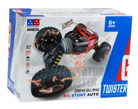 "Zhengguang" nuotolinio valdymo bekelės mašinėlė "Twister" (raudona)
