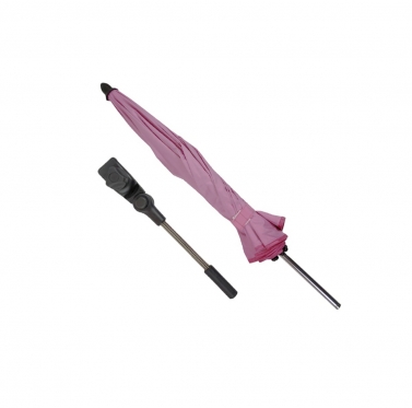 Vežimėlio skėtis su laikikliu "Uni" (rožinis)