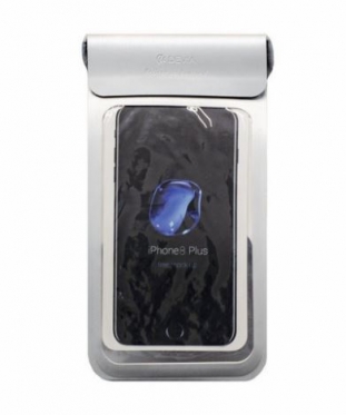 Neperšlampamas dėklas telefonui Devia Strong silver