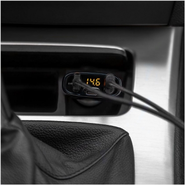 Automobilio moduliatorius Tellur CCY4 5.4A (2xUSB + Type-C) black