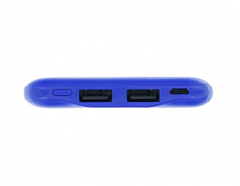 Išorinė baterija Tellur Slim, 10000mAh, 2xUSB + MicroUSB, blue