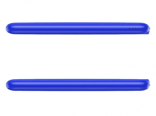 Išorinė baterija Tellur Slim, 10000mAh, 2xUSB + MicroUSB, blue