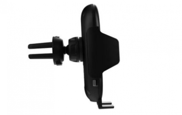 Telefono laikiklis su belaidžiu pakrovėju Devia Smart series Infrared sensor Car Mount black