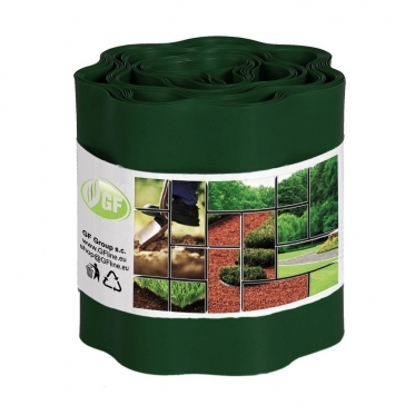 Juosta sodo apželdinimo atskyrimui "GF", 15 cm x 9 m (tamsiai žalia)