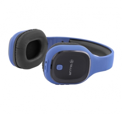 Belaidės ausinės Tellur Bluetooth Over-Ear Headphones Pulse blue
