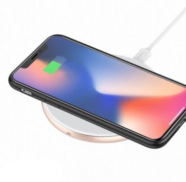 Belaidis įkroviklis Devia Aurora Series Ultra-slim (V2) (10W) rose gold