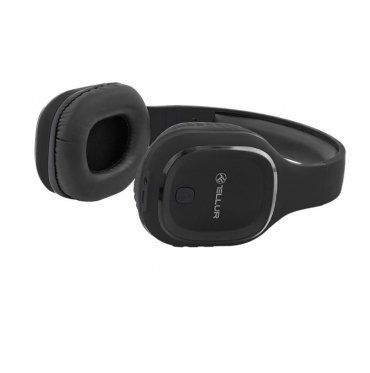 Belaidės ausinės Tellur Bluetooth Over-Ear Pulse black