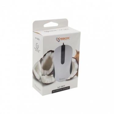 Optinė kompiuterio pelė Sbox M-901 white