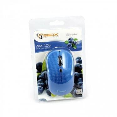 Belaidė optinė kompiuterio pelė Sbox WM-106 blue