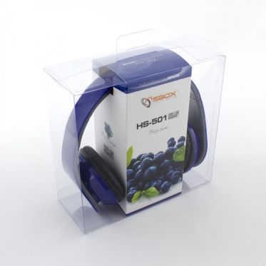 Ausinės Sbox HS-501 blueberry blue