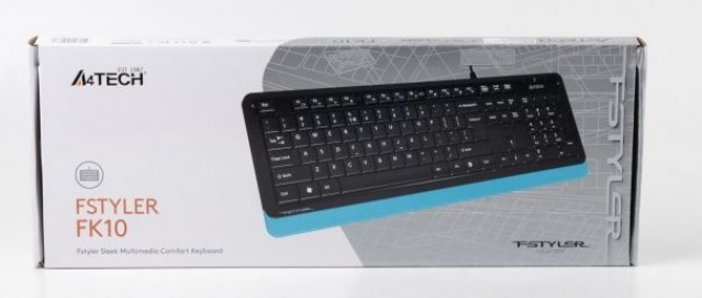 Klaviatūra A4Tech FStyler FK 10 blue 46450