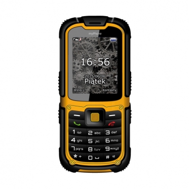 Mobilusis telefonas MyPhone HAMMER 2+ black/orange