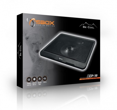 Nešiojamo kompiuterio aušintuvas Sbox For 15.6 CP-19