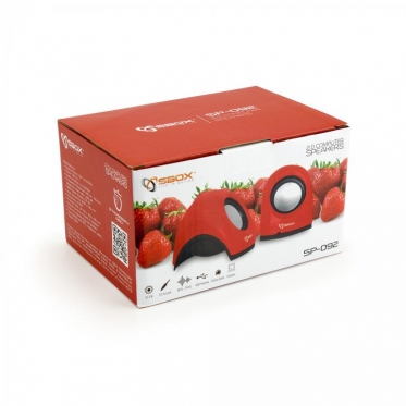 Garso kolonėlės Sbox SP-092 red
