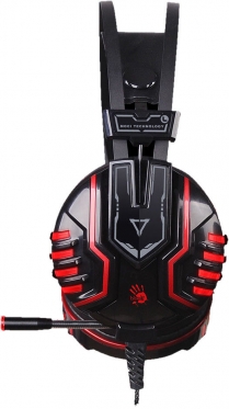 Ausinės su mikrofonu A4Tech Bloody M615 black red 46003