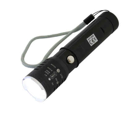 Fokusuojamas UV LED žibintuvėlis "Cree", 15,5 x 3,5 cm
