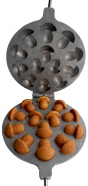 "Migiris" sausainių kepimo forma "Grybukai", 42 x 18 x 4,5 cm