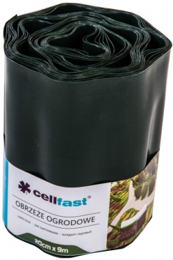 Juosta sodo apželdinimo atskyrimui "Cellfast", 20 cm x 9 m (tamsiai žalia)